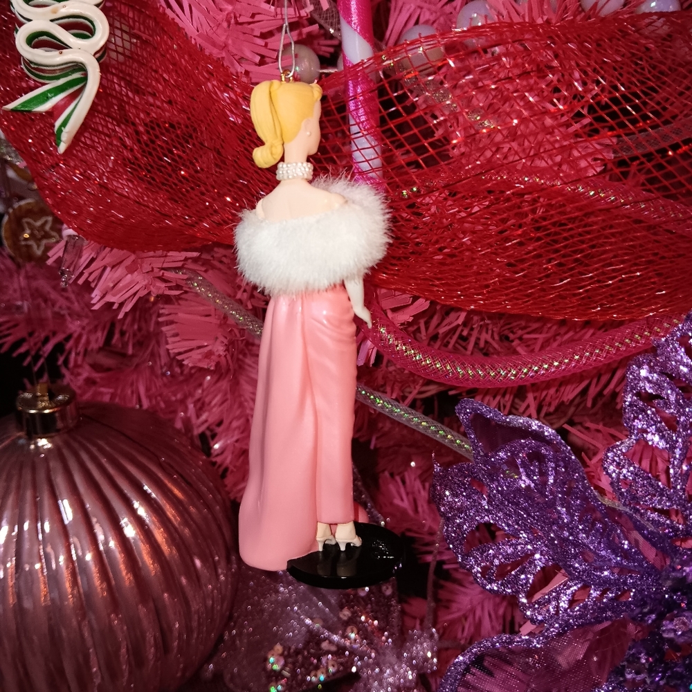 1996 VINTAGE BARBIE DOLL ENCHANTED EVENING CHRISTMAS TREE ORNAMENT - Picture 9 of 13